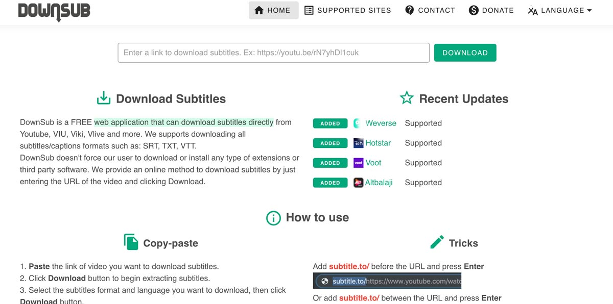 screenshot-downsub