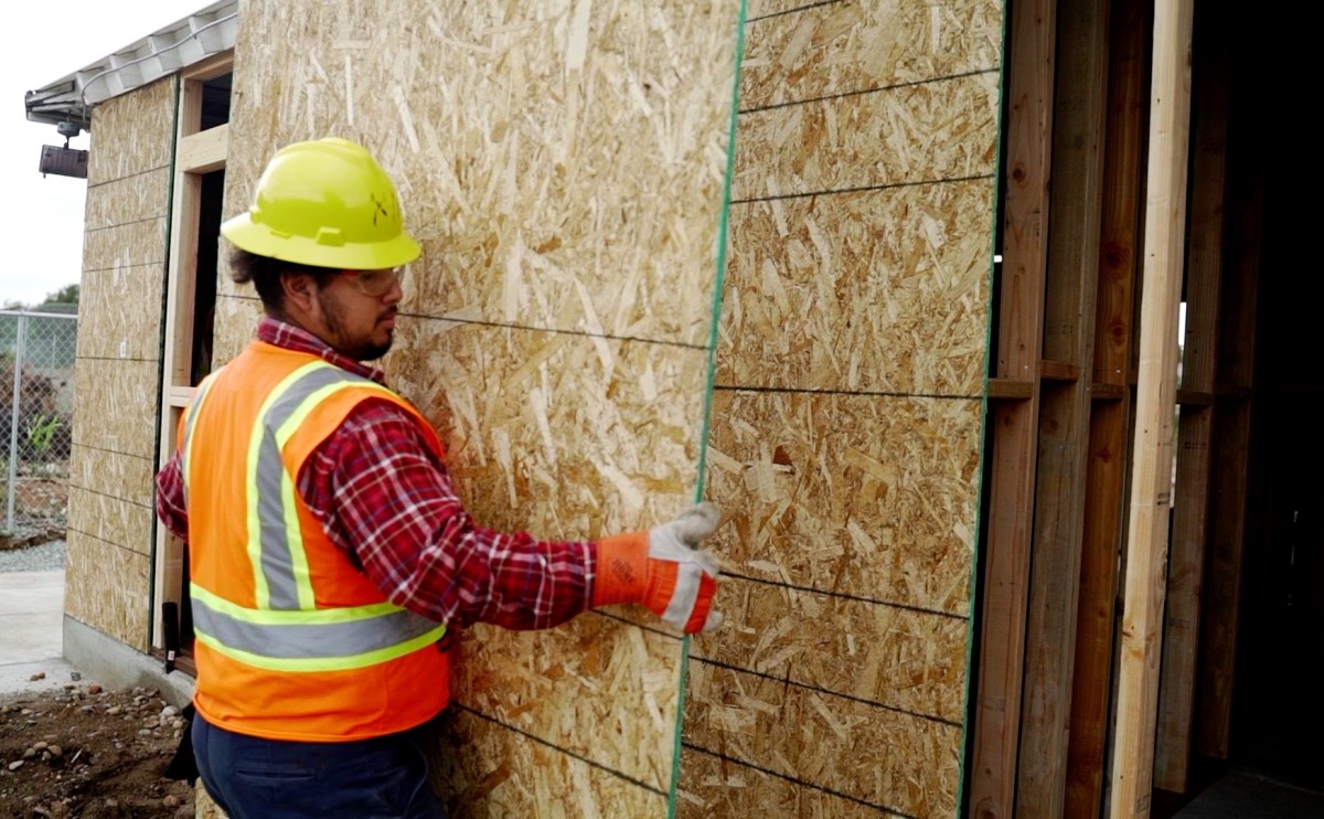 SDCCE’s apprenticeship readiness students work with contractors in electrical, carpentry and plumbing.